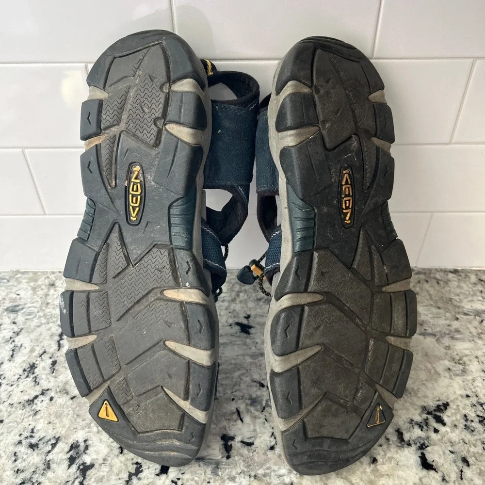 KEEN Men's Newport H2 Closed Toe Water Sandals‎ 1001931 Size 13 Blue Gray